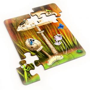 Puzzle Bedľa - Drevené puzzle - 16 dielikov - mufotoys.eu