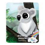 Puzzle Koala - Drevené puzzle - 16 dielikov - mufotoys.eu
