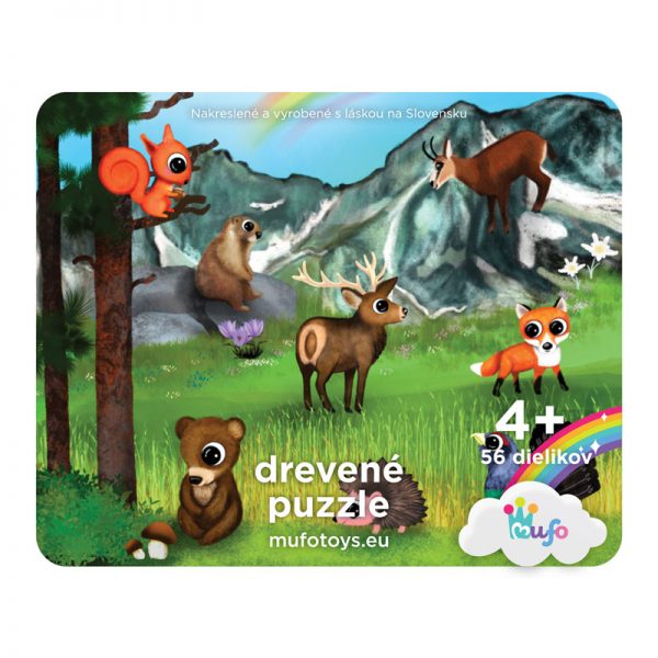 Drevené puzzle - Tatranské - 56 dielikov - mufotoys.eu