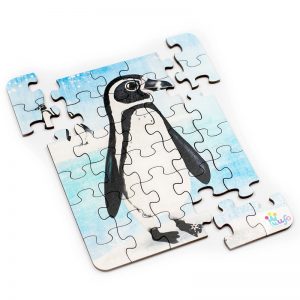 Tučniak - Puzzle Drevené puzzle pre deti - 30 dielikov - mufotoys.eu