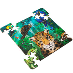 Puzzle Džungla - Drevené puzzle - 56 dielikov - mufotoys.eu