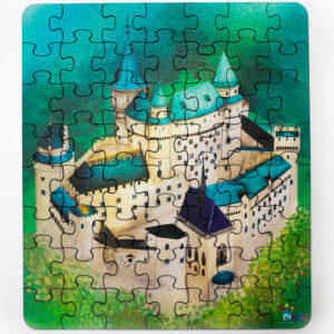 Drevené puzzle Bojnický zámok - Drevené puzzle - 56 dielikov - mufotoys.eu